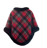 preziosa home preziosa home mantella poncho natale bordo in pelliccia ass tg unica poliestere 1 pz ean 8050264154461