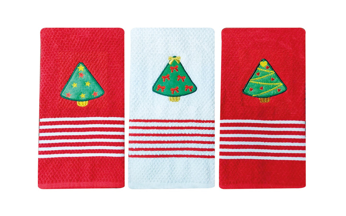 preziosa home preziosa home set 3 pz strofinacci spugna jacard ass natale ass natale 50 x 70 cm multicolor cotone ean 8050264140075