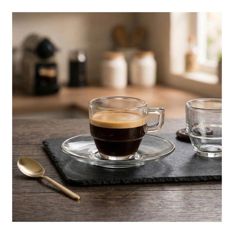 rcr cristalleria italiana rcr cristalleria italiana piattino universale per tazza moka vetro d 125 cm conf 6 pz ean 8007815600649