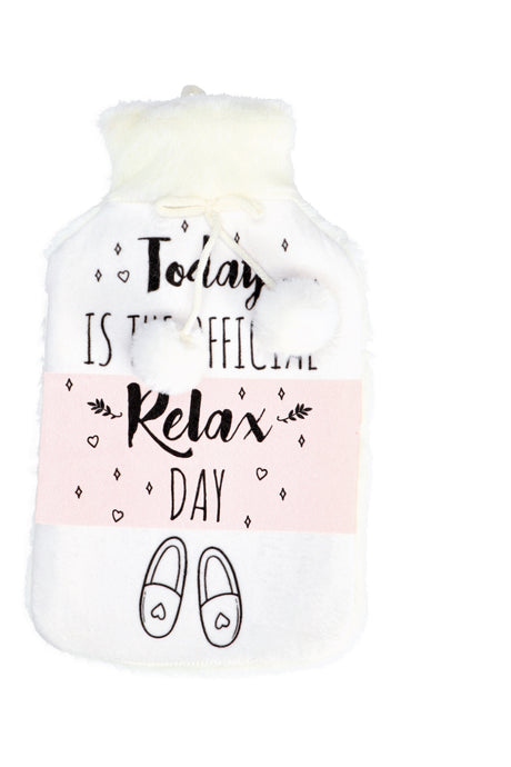 regalo italiano regalo italiano borsa acqua calda con cover pelliccia natalizia ass 2 lt bianco 1 pz ean 8021785770270