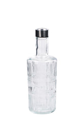 regalo italiano regalo italiano bottiglia ass 1 lt d 9 cm h 275 cm acciaio vetro trasparente 1 pz ean 8057586201712