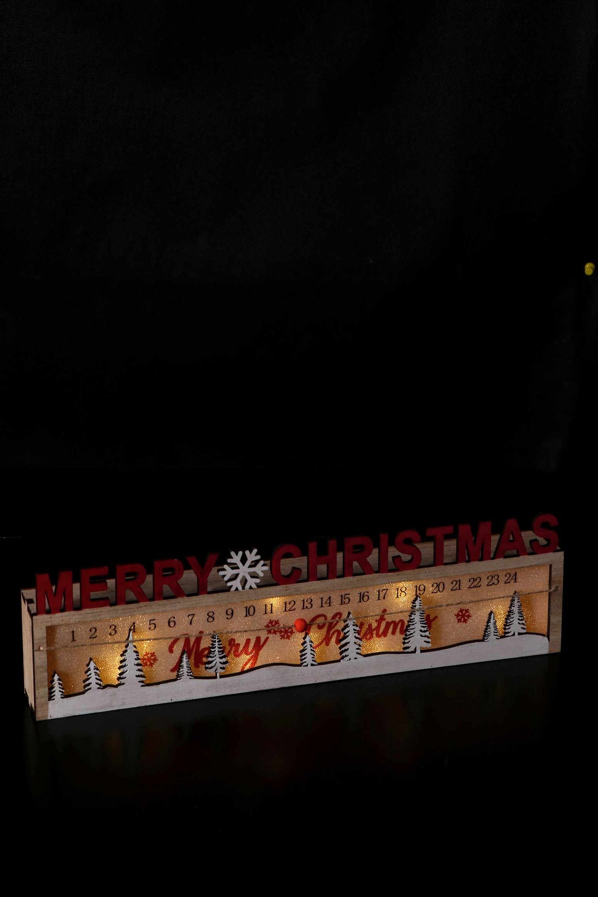 regalo italiano regalo italiano calendario avvento natale merry christmas ass 8 led 40 x 5 x 12 cm rosso 1 pz ean 8057586164901