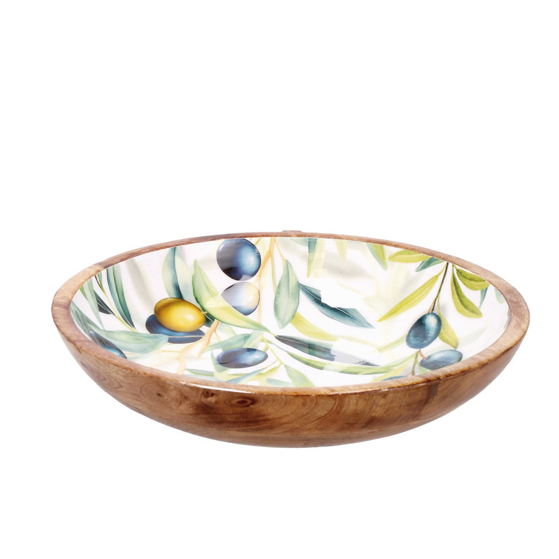 regalo italiano regalo italiano ciotola yari ass d 30 cm h 6 cm legno 1 pz ean 8057586176928