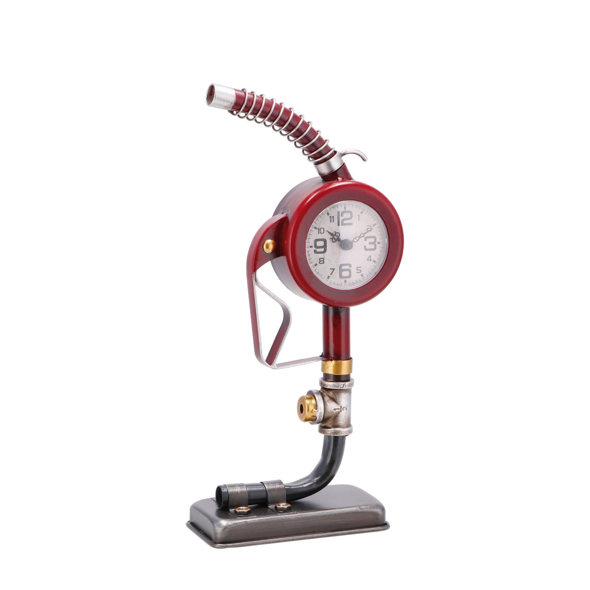 regalo italiano regalo italiano orologio decorativo distributore benzina retro ass in metallo 18 x 9 x 37 cm 1 pz ean 8057586191976