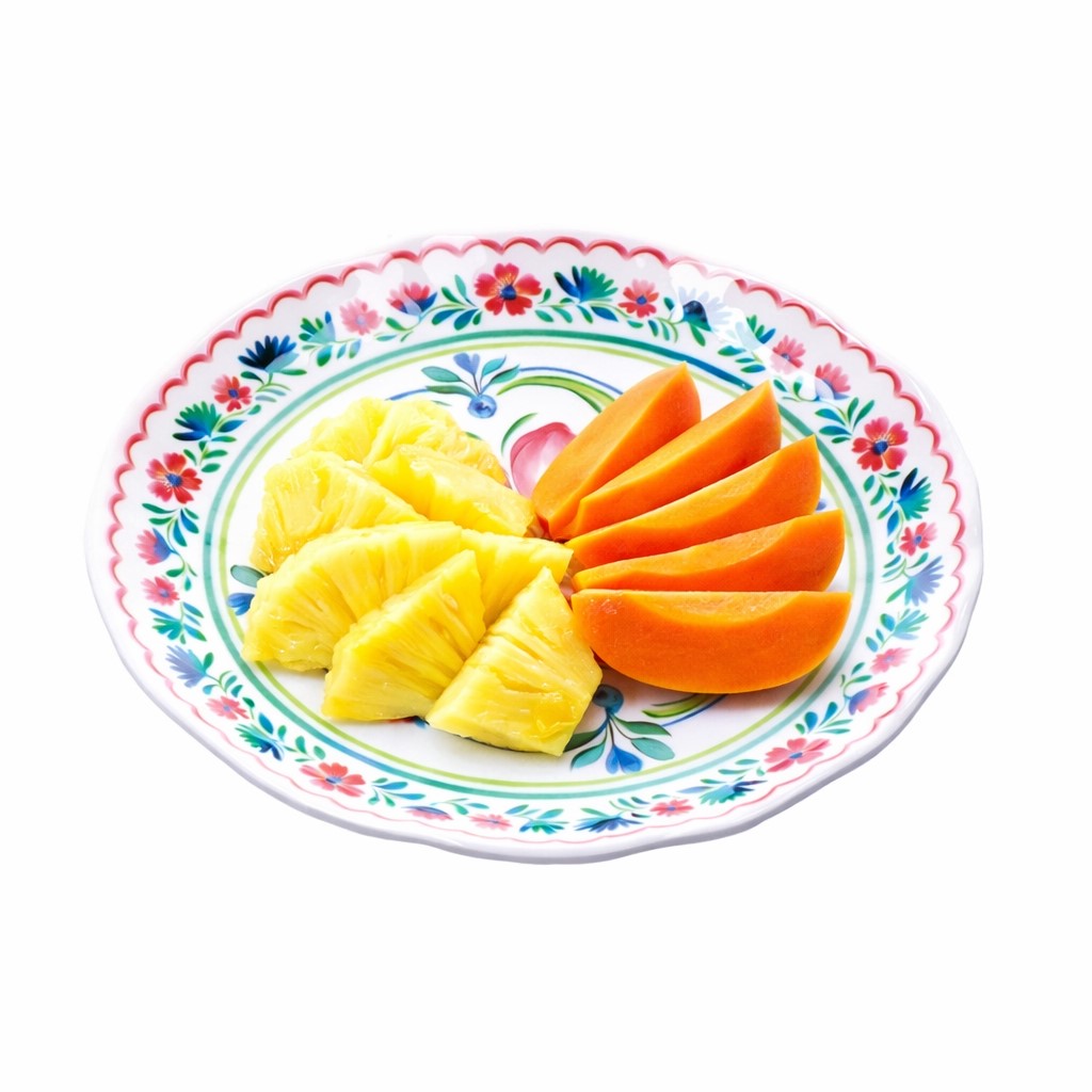 regalo italiano regalo italiano piatto frutta glen in melamina d 22 cm h 2 cm multicolor ean 8057586160743