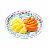 regalo italiano regalo italiano piatto frutta glen in melamina d 22 cm h 2 cm multicolor ean 8057586160743