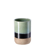 Italienisches Geschenk Italienisches Geschenk Zahnbürstenhalter aus Keramik Durchmesser 8 cm, Höhe 12 cm Moderner Zahnbürstenhalter für das Badezimmer 1 Stück EAN 8057586010017