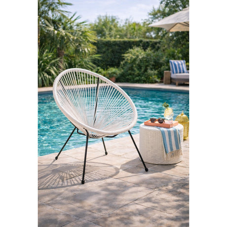 regalo italiano regalo italiano sedia da esterno 68 x 62 h 82 cm bianco ean 8057586112896