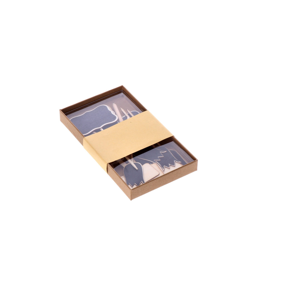 Italienisches Geschenk Italienisches Geschenk Set mit 13 Pflanzenschildern aus Holz mit Kreide und Bleistift für den Gemüsegarten und den Garten EAN 8057586130418