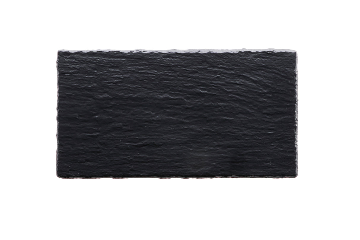 regalo italiano regalo italiano vassoio rettangolare asher melamina 33 x 18 cm nero ean 8057586111455