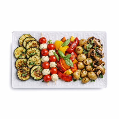 regalo italiano regalo italiano vassoio rettangolare in melamina 43 x 32 x 2 cm bianco ean 8057586002647