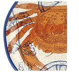 rose tulipani rose tulipani set 2 piatti frutta ocean line melamina d 21 cm ean 8018594611177