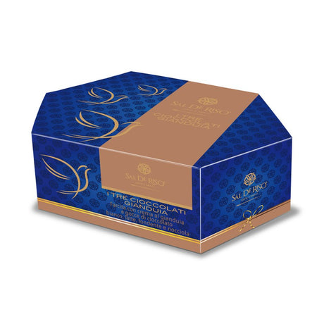 Reissalz Reissalz Ostertaube „I tre cioccolati“ (weiße, Milch- und Zartbitterschokolade) 1 kg EAN 8054521546617