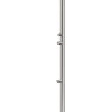 immagine-2-sined-olbia-doccia-per-esterni-in-acciaio-316l-soffione-e-lavapiedi-h-2439-cm-inox-opaco-ean-8025431152984