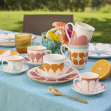 tognana tognana set 6 tazze caffe 90 cc con piatto madame new bone china multicolor ean 8056444552676