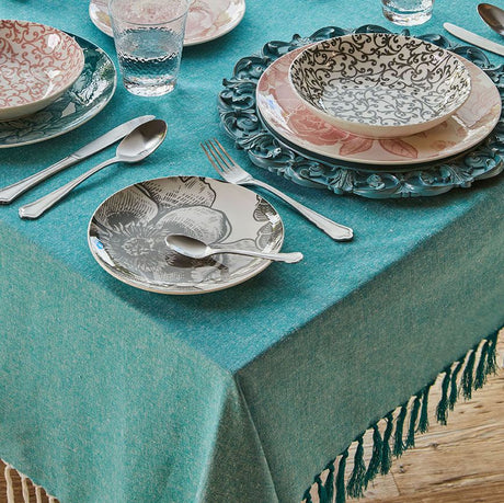 tognana tognana tovaglia chambray textile 150 x 300 cm verde ean 8056444415780