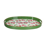 tognana tognana vassoio ovale cherry serving summer time 44 x 30 cm decorativo polipropilene verde ean 8056444556650
