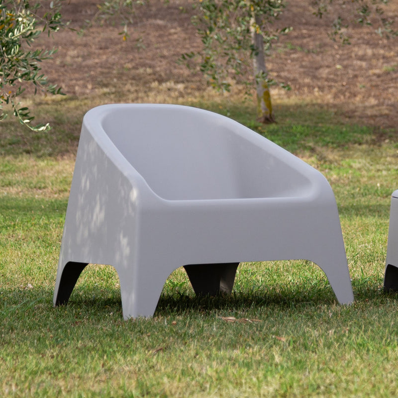 toomax toomax poltrona matera grigio tortora poltrona da giardino impilabile resistente ai raggi uv ean 8009371096218