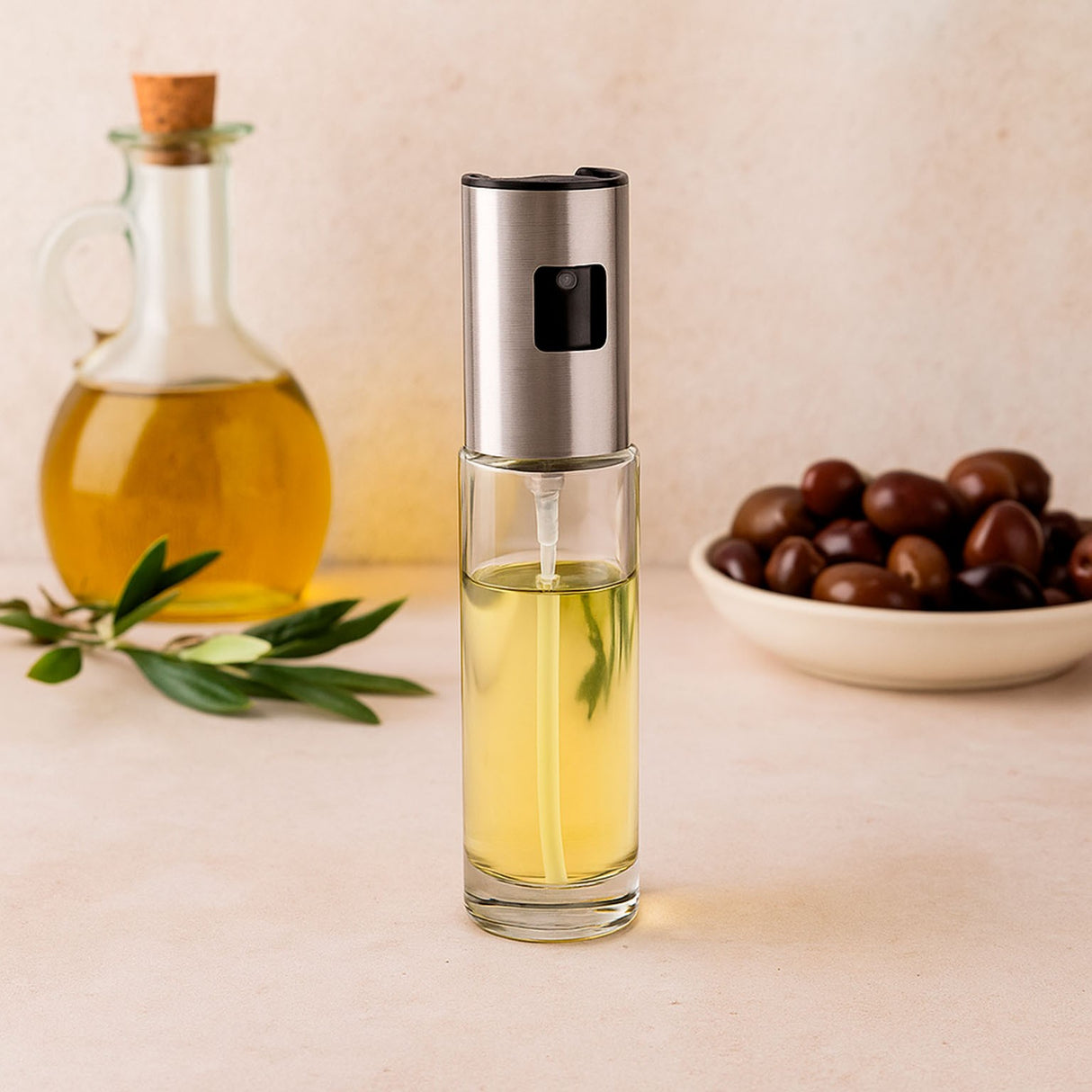 versa versa spruzzatore olio h 182 cm d 4 cm 011 lt acciaio cristallo ean 8420327558510