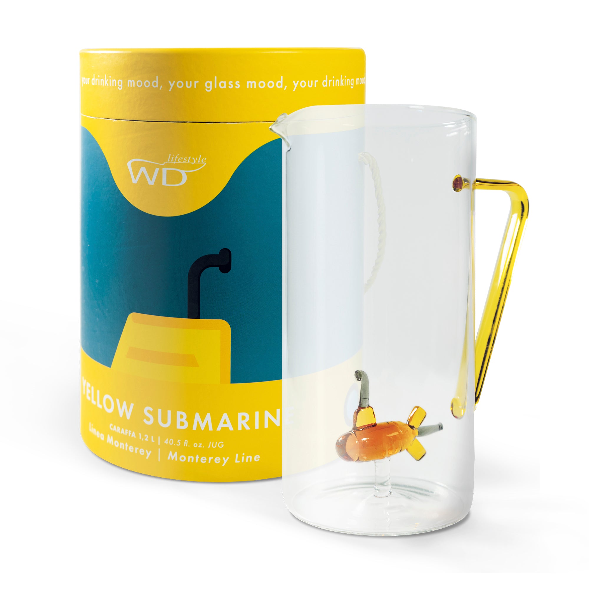 MASSIMO LUNARDON Caraffa Jarra Pinocchio In Vetro Borosilicato