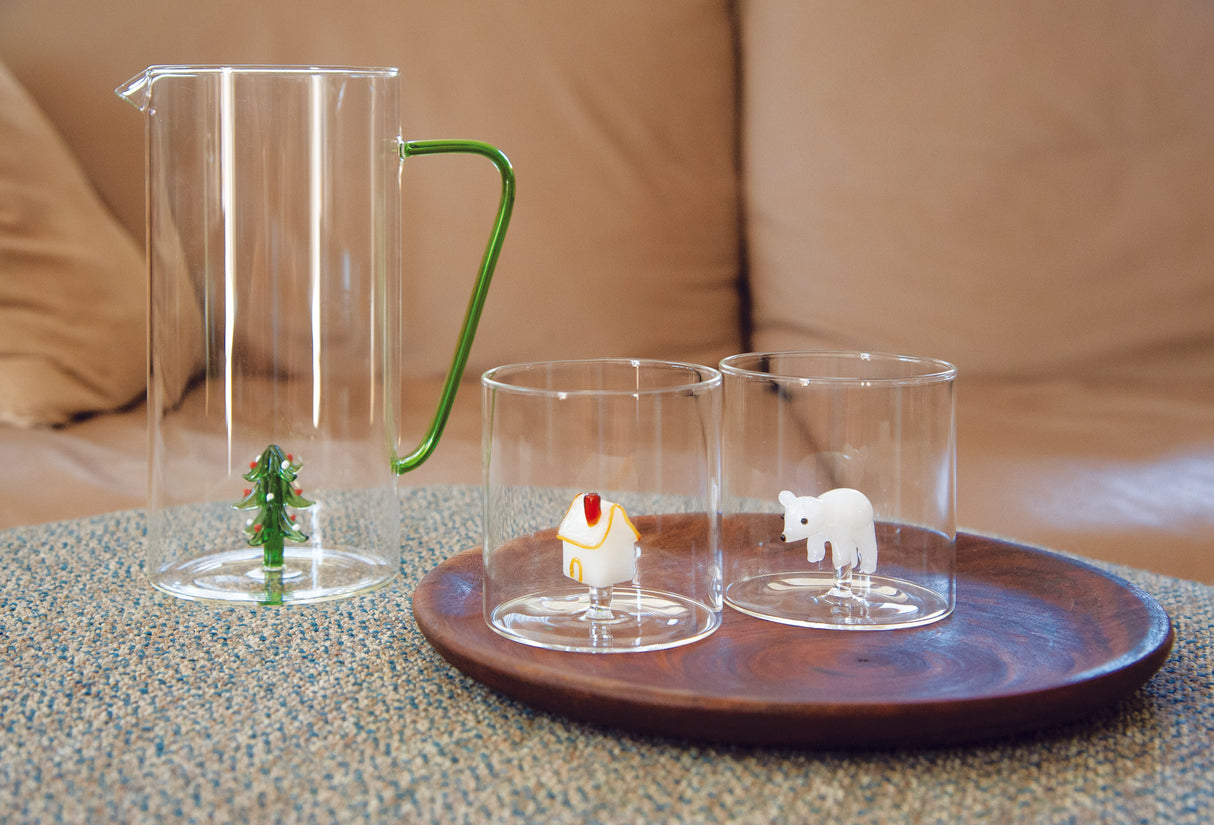 wd lifestyle wd lifestyle bicchiere in vetro borosilocato figure natalizie ass 250 ml 1 pz ean 8053300572649