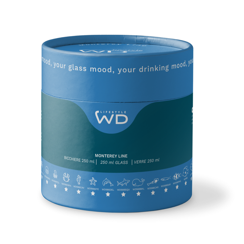wd lifestyle wd lifestyle bicchiere vetro borosilicato cc 250 ml decoro pesce pagliaccio ean 8053300579457