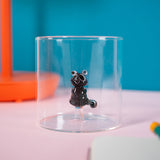 wd lifestyle wd lifestyle bicchiere vetro borosilicato cc 250 ml decoro procione ean 8055035684079