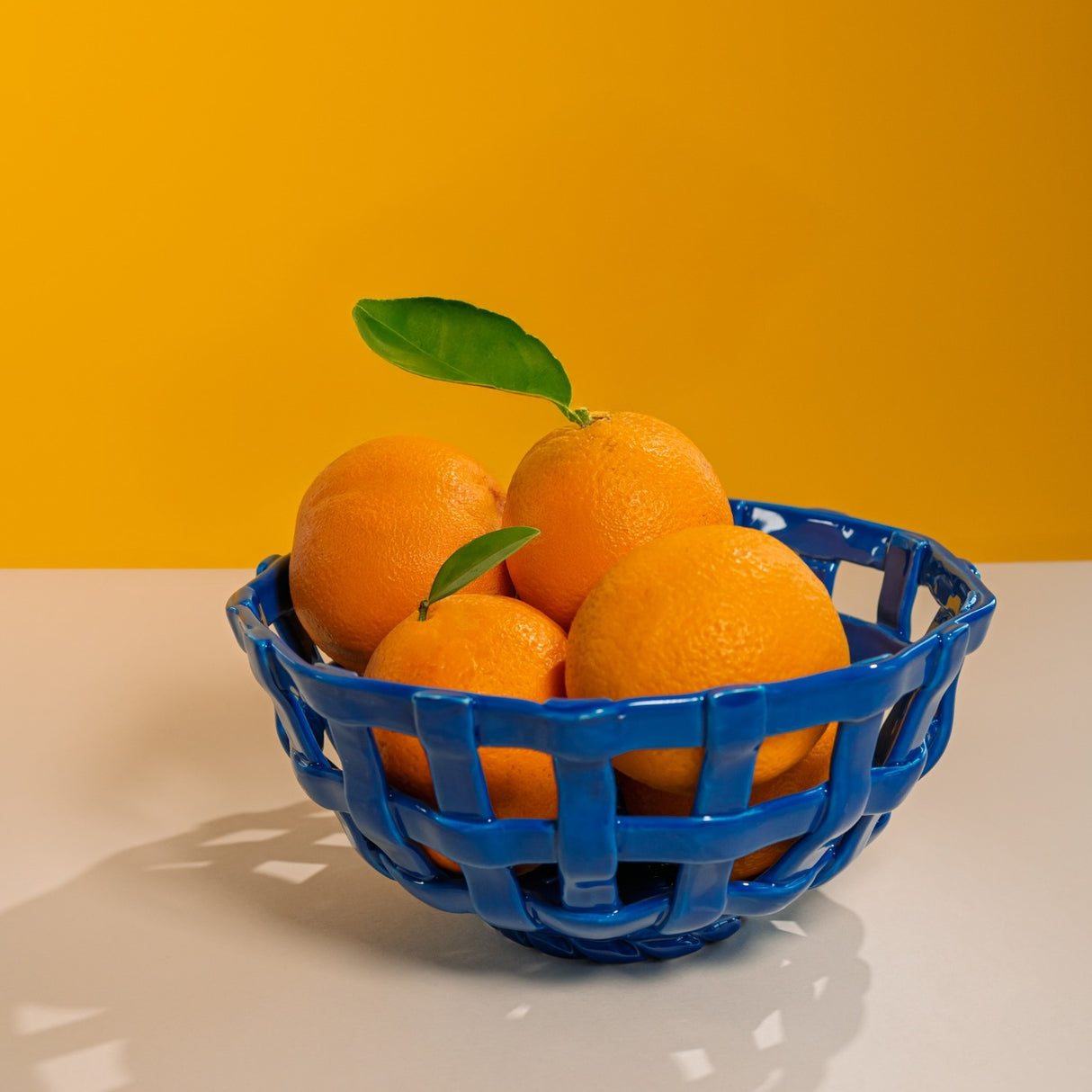 wd lifestyle wd lifestyle cestino centrotavola in stoneware blu ean 8055035683751