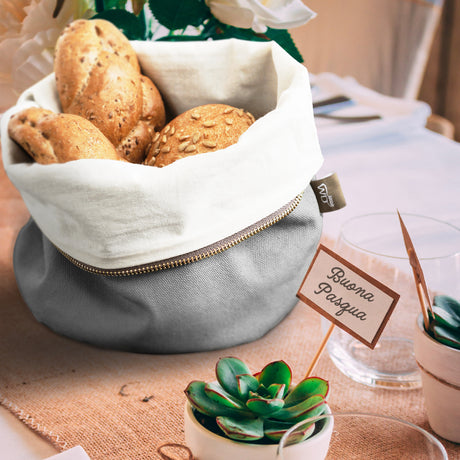 wd lifestyle wd lifestyle sacchetto pane riscaldabile cotone grigio ean 8053300570478