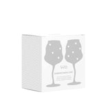 wd lifestyle wd lifestyle set 2 calici cocktail 450 ml decoro cuori bianchi ean 8055035681993