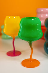 wd lifestyle wd lifestyle set 2 calici cocktail 450 ml giallo e rosa verde e arancione ean 8055035683508