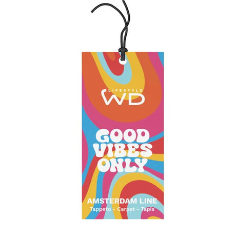 wd lifestyle wd lifestyle tappeto colorato e vivace decoro good vibes only 60 x 648 cm giallo ean 8055035683157