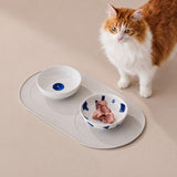 alessi alessi ciotola per cibo per gatti in porcellana bianca samiro yunoki d 16 cm ean 8003299503476