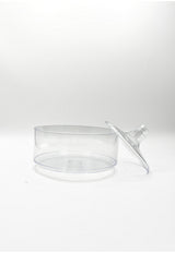 bigiemme bigiemme contenitore tondo gambo staccabile d 15 cm h 11 cm trasparente ean 8054317188748