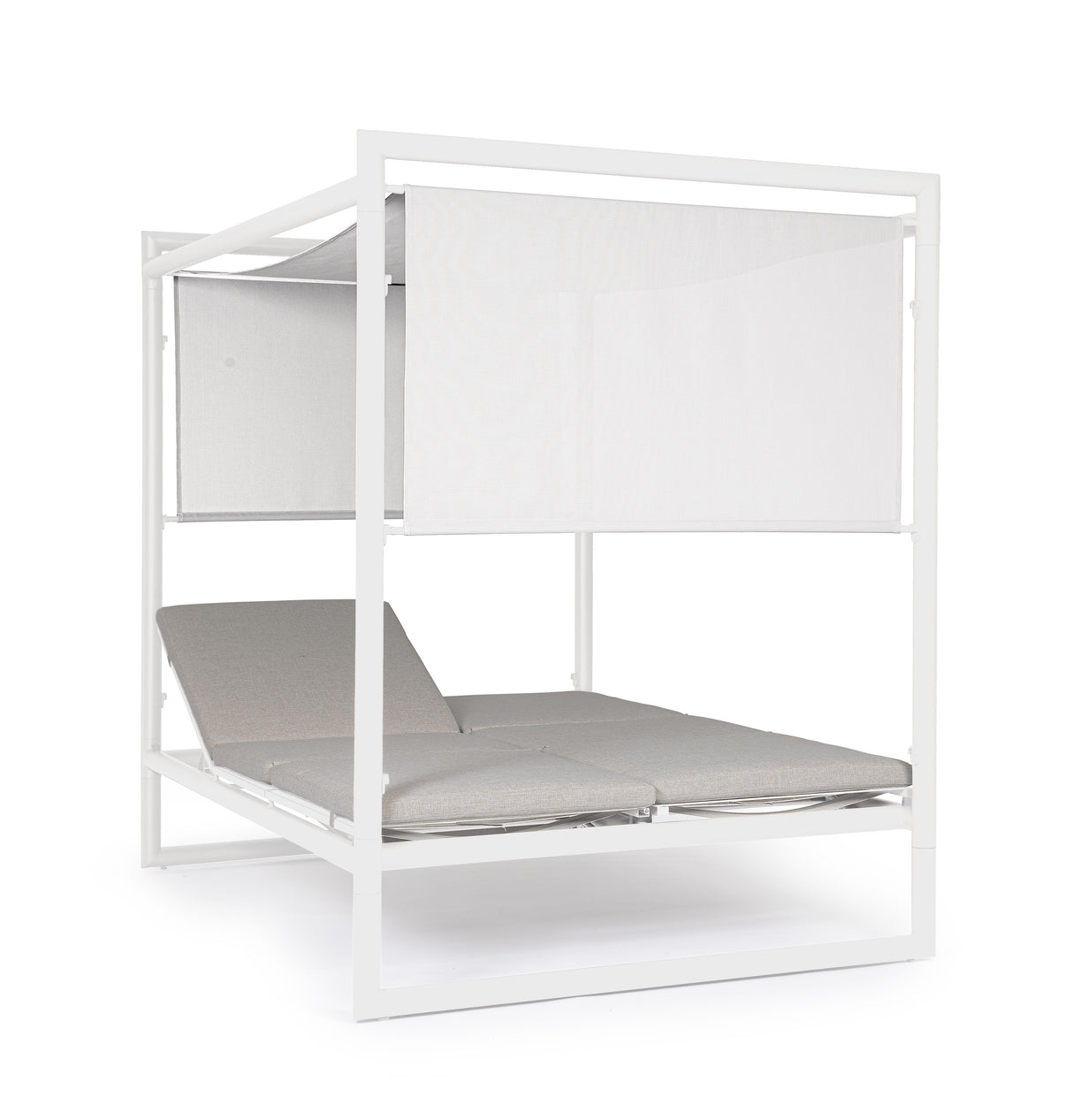 bizzotto bizzotto daybed konnor bianco struttura alluminio 213 x 149 x 196 cm tessuto idrorepellente ean 8051836690127