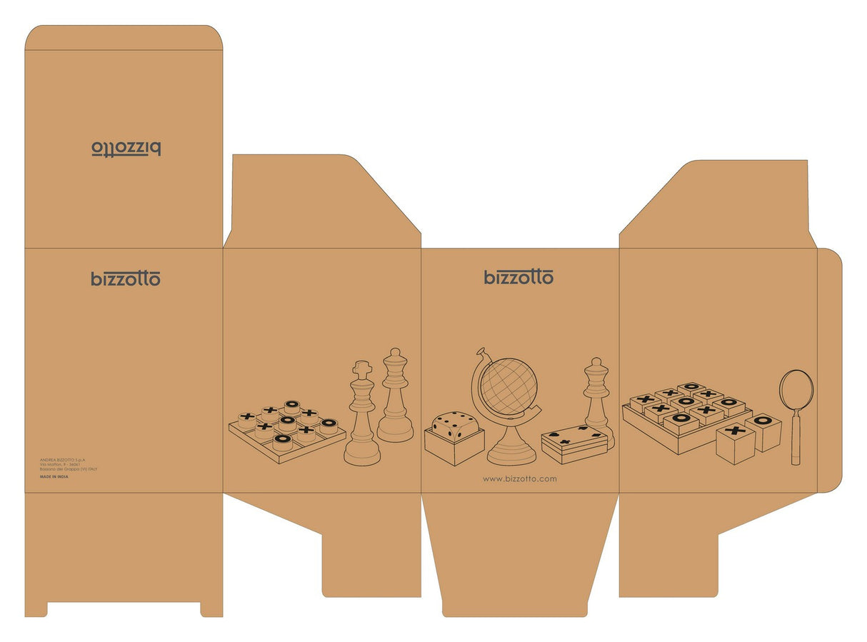 bizzotto bizzotto decorazione di natale carte fortune legno h 4 cm 108 x 85 cm incluso set carte ean 8051836711228