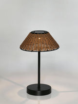 bizzotto bizzotto lampada da tavola solare kalyan h 31 cm d 20 cm ip44 effetto rattan ean 8051836566941