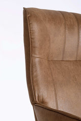 bizzotto bizzotto poltrona nasira h 109 cm l 70 cm p 84 cm ecopelle marrone ean 8051836576544