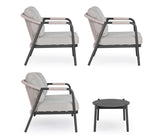 bizzotto bizzotto set salotto miravet divano 2 poltrone e tavolino antracite ean 8051836669000