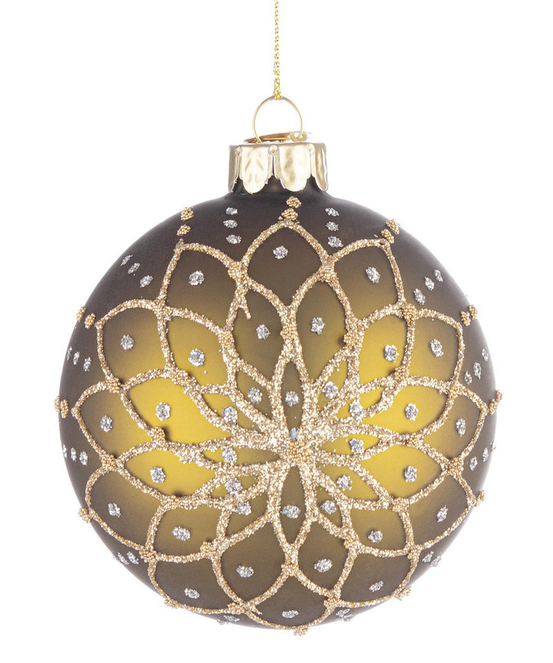 bizzotto bizzotto sfera di natale florid d 80 mm ass verde rosa rosso 1 pz ean 8051836749030