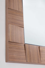 bizzotto bizzotto specchio con cornice alfada 106 x 106 cm legno di noce ean 8051836762138