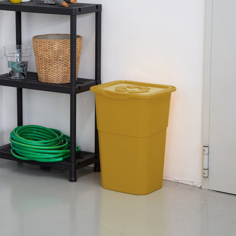 dea home dea home set 3 pattumiere eco 3 da 50l raccolta differenziata 39 x 36 cm h 54 cm ean 8009371043403