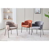 di mo commerciale di mo commerciale poltrona iris in tessuto terracotta con gambe in metallo sedia da arredo design moderno ean 8010402524020