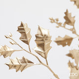 edg enzo de gasperi edg enzo de gasperi agrifoglio metal ramo di natale h 80 cm gold ean 8059824603722