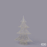 edg enzo de gasperi edg enzo de gasperi albero di natale led pearls 600 microled h 100 cm l 66 cm l 19 cm ip44 light gold ean 8059824546760