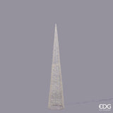 edg enzo de gasperi edg enzo de gasperi albero di natale led pearls cono 960 microled h 180 cm d 34 cm ip44 light gold ean 8059824546555