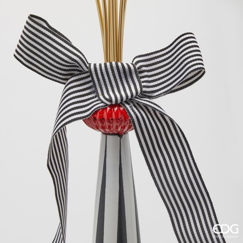 edg enzo de gasperi edg enzo de gasperi alzata decoreativa xmas natale h 111 cm white black ean 8059824542472