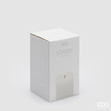 edg enzo de gasperi edg enzo de gasperi candela led starry con moccolo h 125 cm d 75 cm ip20 avorio ean 8059824475633