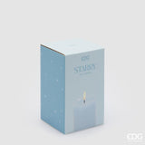 edg enzo de gasperi edg enzo de gasperi candela led starry con moccolo h 125 cm d 75 cm ip20 celeste ean 8059824475794