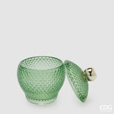 edg enzo de gasperi edg enzo de gasperi contenitore decorativo micro quadretti bombato h 145 cm d 105 cm verde ean 8059824610454